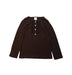 A Brown Long Sleeve Tops from Crewcuts in size 4T for girl. (Front View)