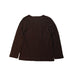 A Brown Long Sleeve Tops from Crewcuts in size 4T for girl. (Back View)