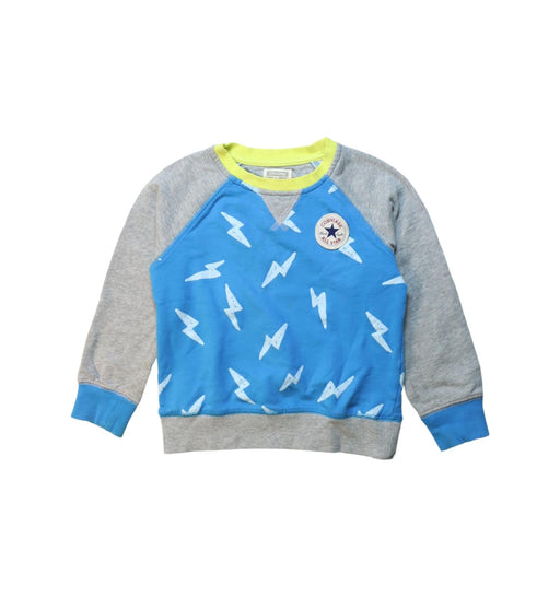 A Multicolour Crewneck Sweatshirts from Converse in size 5T for boy. (Front View)