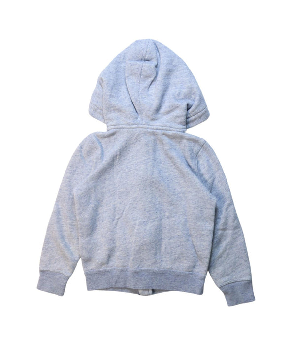 A Grey Zippered Sweatshirts from Polo Ralph Lauren in size 4T for neutral. (Back View)