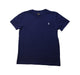 A Navy Short Sleeve T Shirts from Polo Ralph Lauren in size 7Y for boy. (Front View)