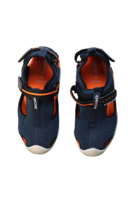A Multicolour Slip Ons from Geox in size 5T for boy. (Back View)