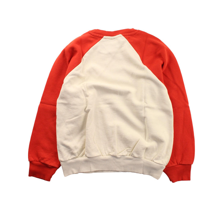 A White Crewneck Sweatshirts from Mini Rodini in size 7Y for boy. (Back View)