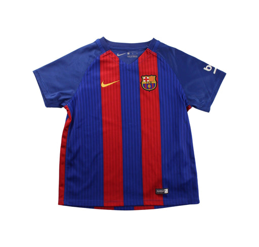 A Blue Short Sleeve T Shirts from Nike in size 6T for boy. (Front View)