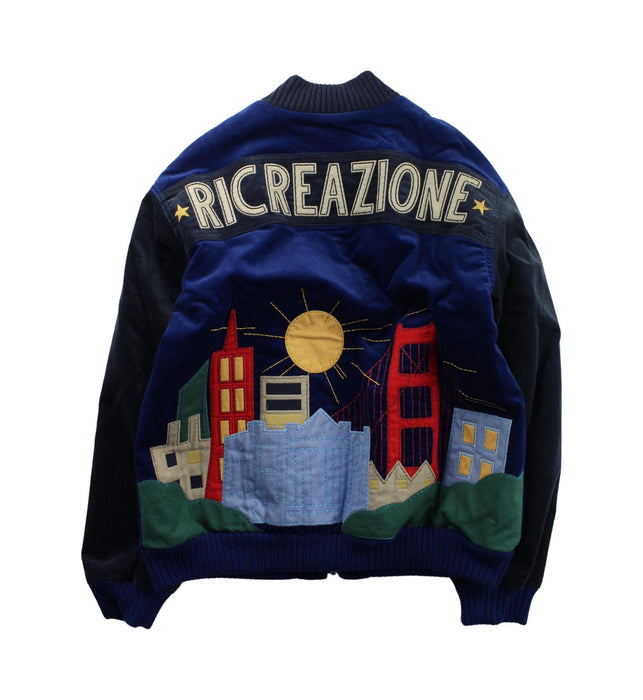 A Blue Lightweight Jackets from Gucci in size 12Y for boy. (Back View)