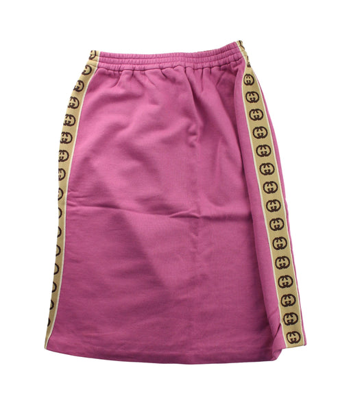 A Pink Mid Skirts from Gucci in size 10Y for girl. (Front View)