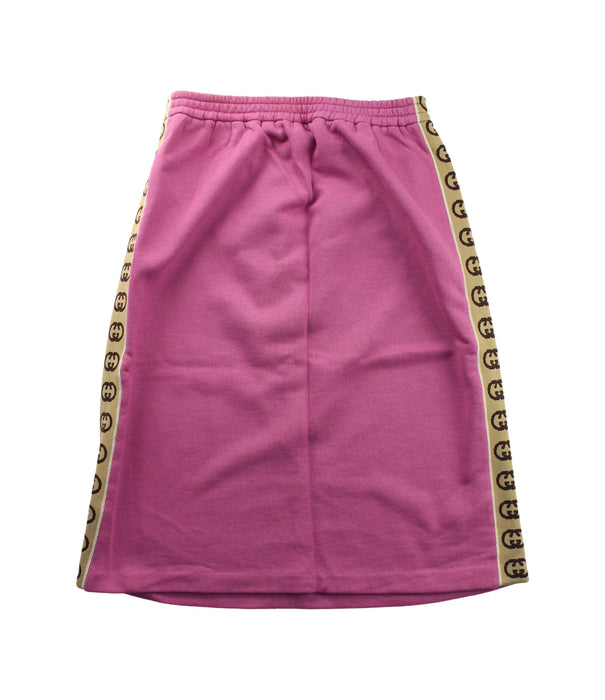 A Pink Mid Skirts from Gucci in size 10Y for girl. (Back View)