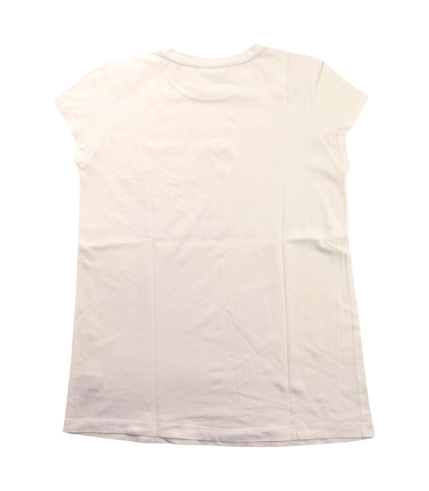 A White Short Sleeve T Shirts from Fendi in size 12Y for girl. (Back View)