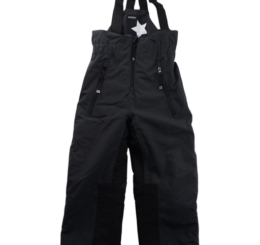 A Black Ski Pants & Salopettes from Molo in size 5T for boy. (Front View)