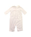 A White Long Sleeve Jumpsuits from Ralph Lauren in size 0-3M for girl. (Back View)