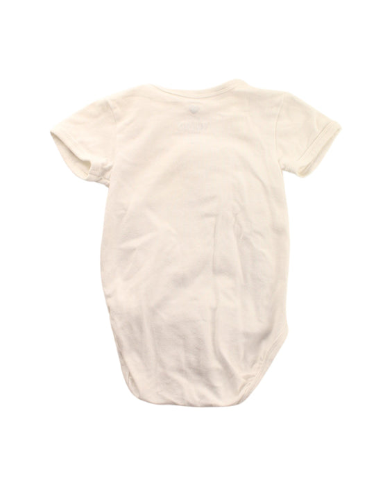 A White Short Sleeve Bodysuits from Reima in size 0-3M for boy. (Back View)