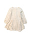 A Ivory Long Sleeve Dresses from Chloe in size 2T for girl. (Front View)