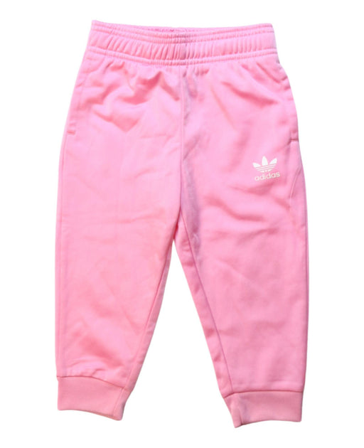 A Pink Sweatpants from Adidas in size 18-24M for girl. (Front View)