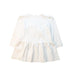 A White Long Sleeve Dresses from I Pinco Pallino in size 12-18M for girl. (Back View)