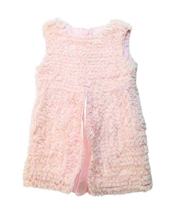 A Pink Sleeveless Dresses from Nicholas & Bears in size 2T for girl. (Front View)