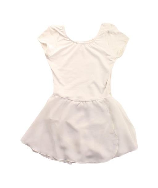 A White Leotards from Bloch in size 8Y for girl. (Front View)