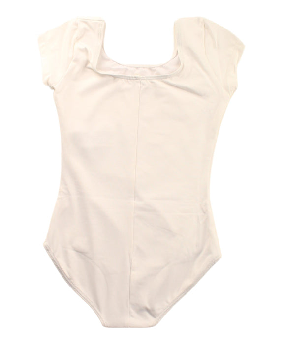 A White Leotards from Bloch in size 6T for girl. (Back View)