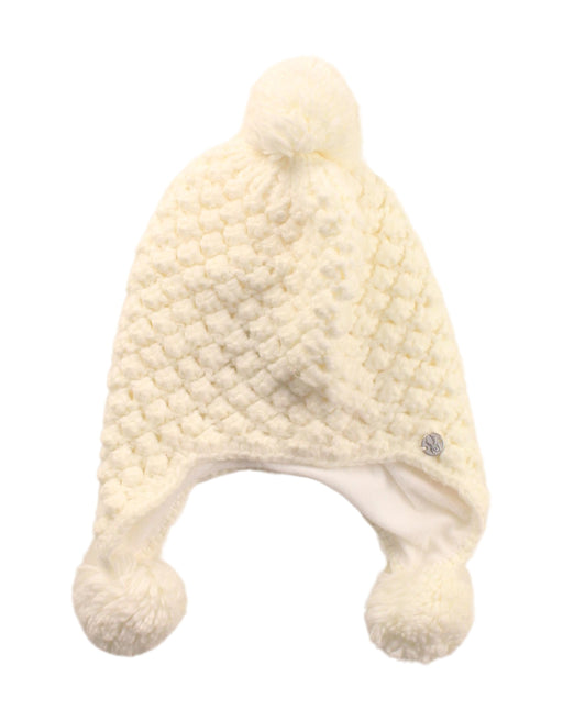 A Ivory Winter Hats from Spyder in size O/S for neutral. (Front View)