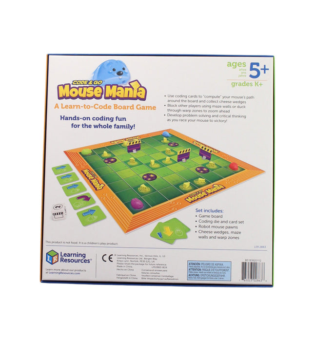 A Green Board Games & Puzzles from Learning Resources in size O/S for neutral. (Back View)