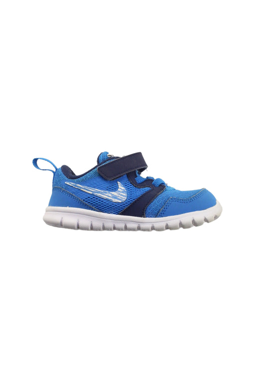 A Blue Sneakers from Nike in size 3T for boy. (Front View)