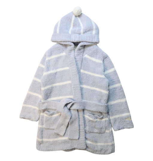 A Blue Bathrobes from Gelato Pique in size 4T for neutral. (Front View)