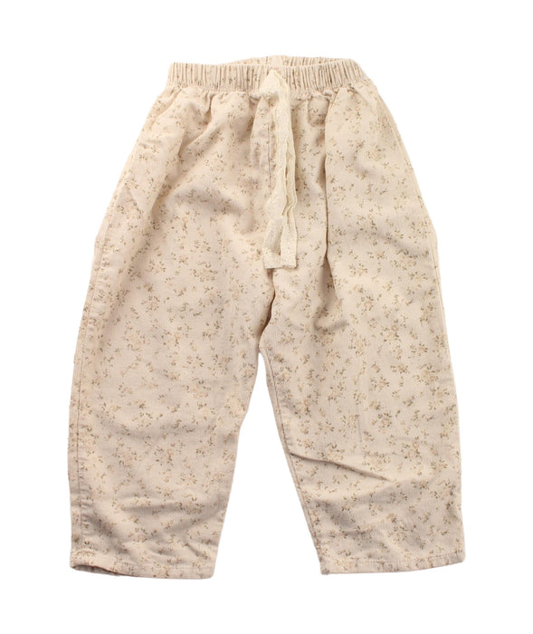 A Beige Casual Pants from Aosta in size 12-18M for girl. (Front View)