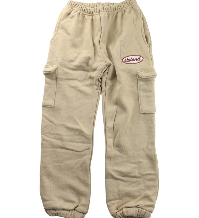 A Beige Pants Sets from Sisland in size 5T for boy. (Back View)