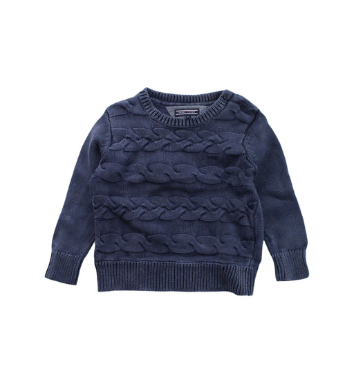 A Blue Knit Sweaters from Tommy Hilfiger in size 12-18M for boy. (Front View)