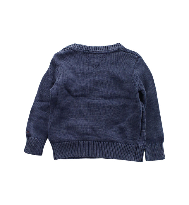 A Blue Knit Sweaters from Tommy Hilfiger in size 12-18M for boy. (Back View)