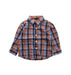 A Blue Long Sleeve Shirts from Nautica in size 6-12M for boy. (Front View)