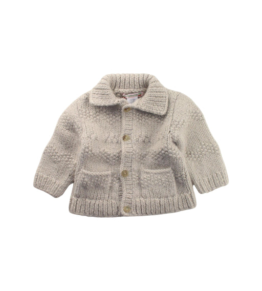 A Beige Cardigans from Bonpoint in size 6-12M for boy. (Front View)