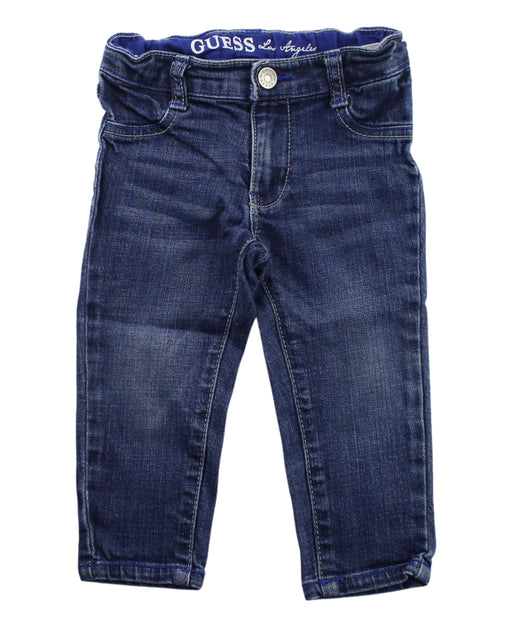 A Blue Jeans from Guess in size 6-12M for boy. (Front View)