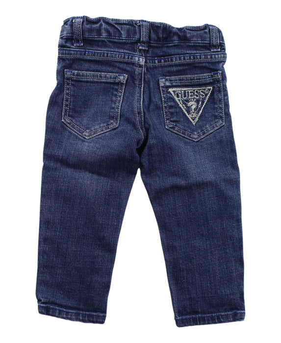 A Blue Jeans from Guess in size 6-12M for boy. (Back View)