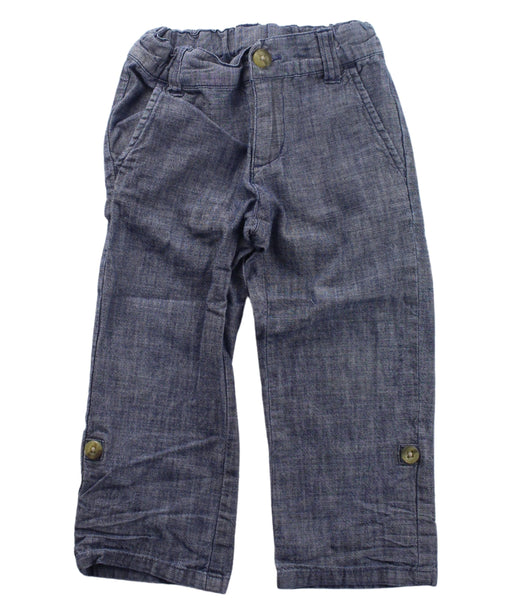 A Blue Casual Pants from Janie & Jack in size 2T for boy. (Front View)