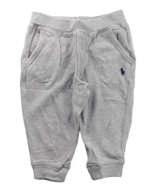 A Grey Sweatpants from Ralph Lauren in size 6-12M for boy. (Front View)