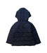 A Navy Puffer/Quilted Jackets from X-girl in size 2T for girl. (Back View)