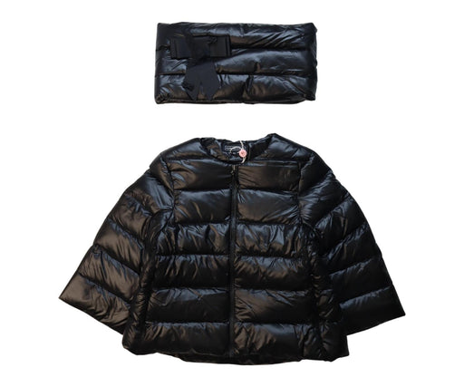 A Black Puffer/Quilted Jackets from Nicholas & Bears in size 6T for neutral. (Front View)