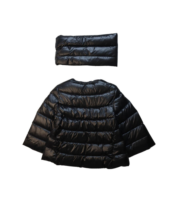 A Black Puffer/Quilted Jackets from Nicholas & Bears in size 6T for neutral. (Back View)