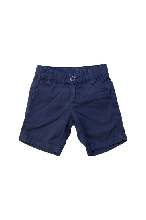 A Navy Shorts from Seed in size 2T for boy. (Front View)