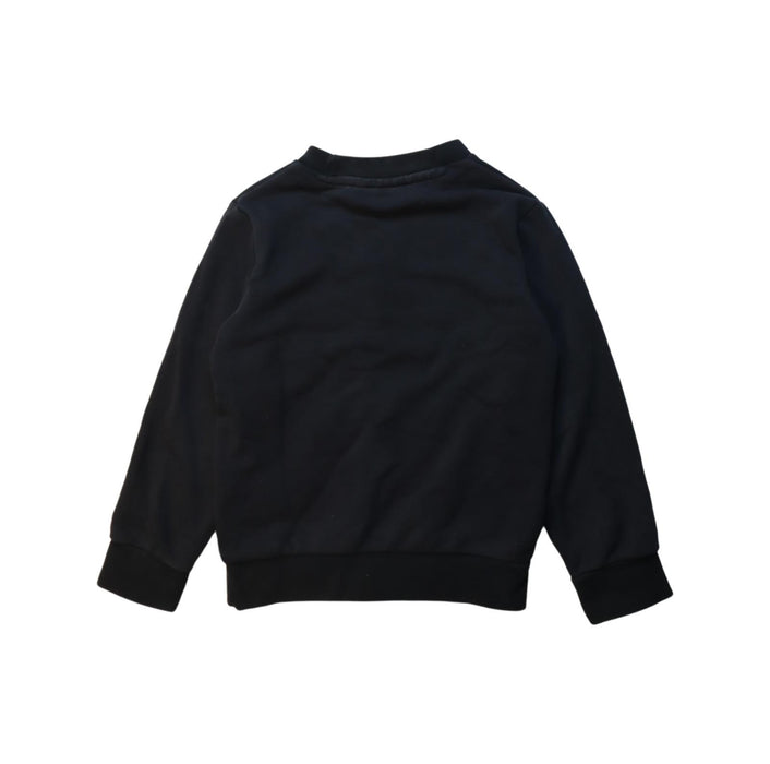 A Black Crewneck Sweatshirts from Adidas in size 5T for boy. (Back View)