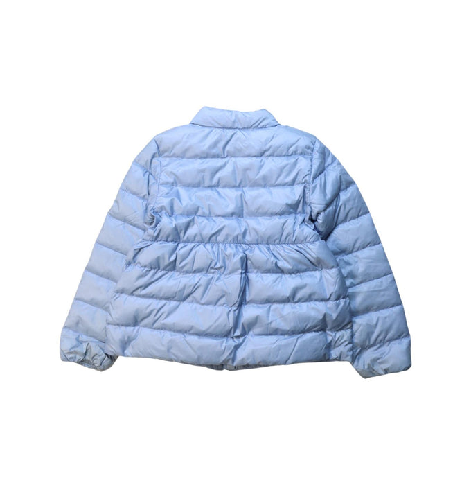 A Blue Puffer/Quilted Jackets from Moncler in size 3T for neutral. (Back View)
