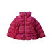 A Pink Puffer/Quilted Jackets from Moncler in size 2T for girl. (Front View)