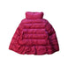 A Pink Puffer/Quilted Jackets from Moncler in size 2T for girl. (Back View)