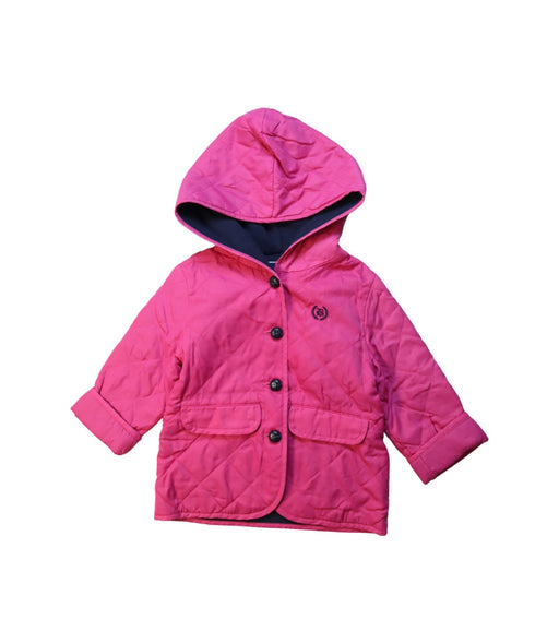 A Pink Puffer/Quilted Coats & Outerwear from Nicholas & Bears in size 2T for girl. (Front View)