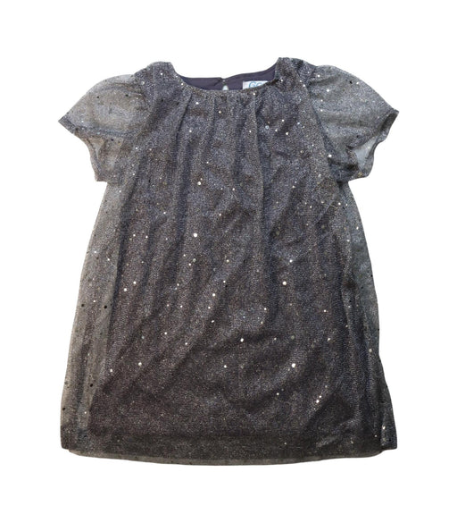 A Grey Short Sleeve Dresses from CdeC in size 8Y for girl. (Front View)