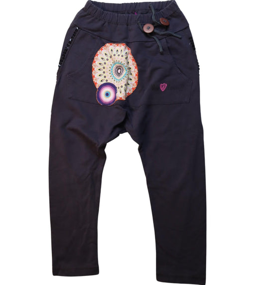 A Multicolour Casual Pants from Desigual in size 4T for girl. (Front View)