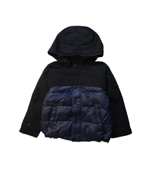 A Navy Puffer/Quilted Jackets from Burberry in size 6T for neutral. (Front View)