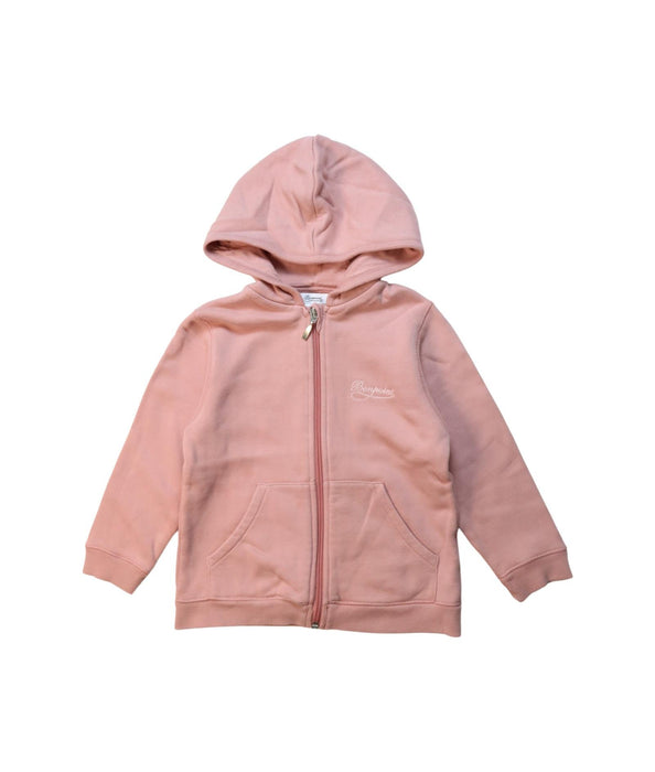 A Pink Lightweight Jackets from Bonpoint in size 3T for girl. (Front View)