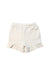 A White Shorts from Petit Main in size 4T for girl. (Back View)
