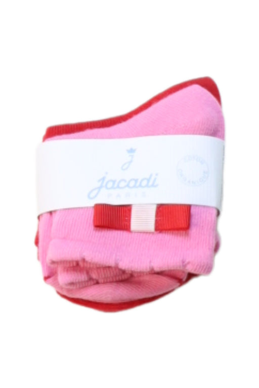 A Red Socks from Jacadi in size 2T for girl. (Front View)